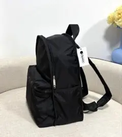 新品タグ付 レスポ ブラック 黒 リュック 軽量 大容量 男女兼用