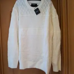 【新品未使用】CLAREGALLEY セーター　白色　ＸＬ