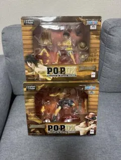 未開封 P.O.P DX ルフィ エース 2体セット
