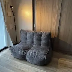 【値下げOK◎引取り可能な方限定】ambient lounge・二人掛けソファ