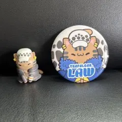 ワンピース ニャンピースニャーン！ 缶バッジ ロー - メルカリ