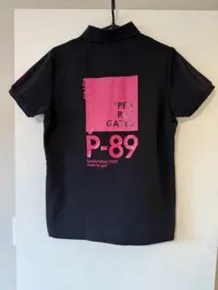 美品　PEARLY GATES P-89 ブラックポロシャツ