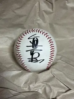真弓明信 真弓選手 サイン 阪神 タイガース 直筆 色紙 置き物 記念