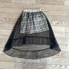 チェック柄 スカート 120