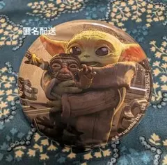 【スターウォーズ】グローグー カフェ 特典 缶バッジ 匿名配送