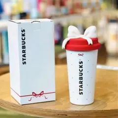 海外スターバックス　ホリデー　クリスマス　ベアリスタリボン　ステンレスタンブラー