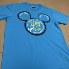 ミッキーマウス Tシャツ Mサイズ 青