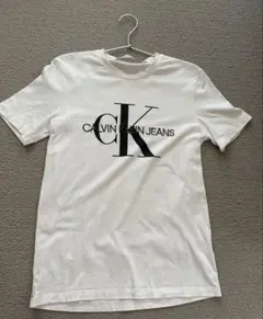 Calvin Klein Jeans ホワイト Tシャツ　刺繍　白T