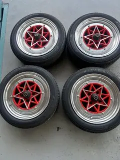 当時物】ブラックレーシング 6J 14インチ +22 4穴 - メルカリ