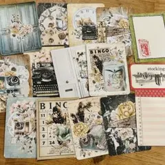 海外紙もの　デザインペーパー　素材　セット