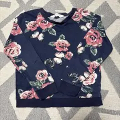 H&M 花柄長袖カットソー 120