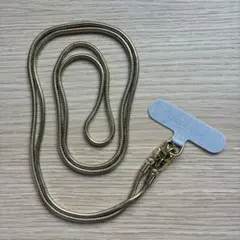 CASETiFY ゴールド スマホショルダーストラップ