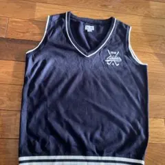 Adidas ゴルフ ベスト ネイビー