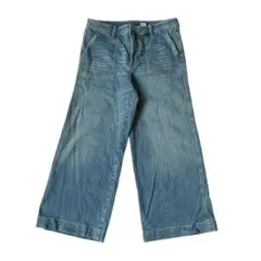 H&M エイチアンドエム（L～XL）ワイドデニムパンツ/ライトブルー