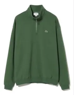 LACOSTE for BEAMS GOLF 別注 ハーフジップ スウェット L