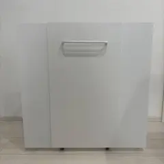 タンスのゲン　ホワイト　折りたたみゴミ箱　Sサイズ
