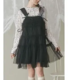 メリージェニー チュール コルセットミニ ワンピース