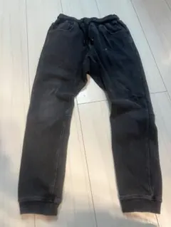 ダークグレー 130cm スリムフィットパンツ