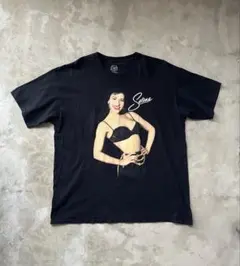Selena セレーナ プリント Tシャツ ブラック XL バンド