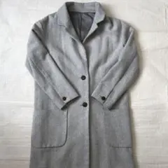 グレー チェスターコート