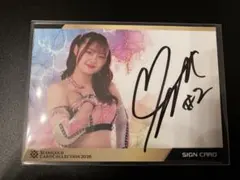 マリーゴールド 南小桃 直筆サインカード 女子プロレス トレカ