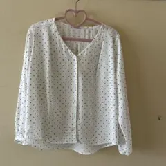 OPAQUE.CLIP ブラウス　38 ドット柄