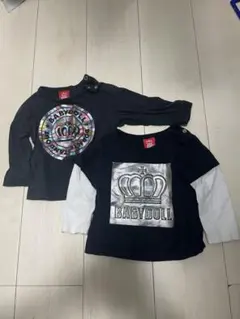 BABYDOLL 長袖Tシャツ 80cm 2枚セット