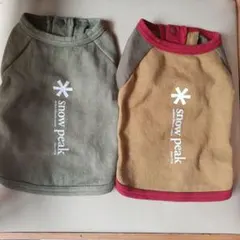 snow peak 犬服 2枚セット ドッグウェアのサムネイル