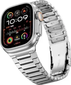 2026新型 Apple Watch バンド 純チタン製 軽量 ビジネス向け