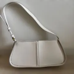 H&M ミニショルダーバッグ　オフホワイト