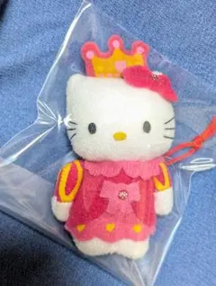 当時物　レア　2000年　サンリオ キティちゃん 　プリンセス　ストラップ　単品