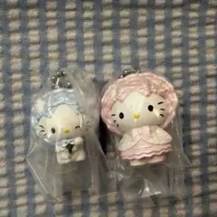 サンリオ ときめきフリルマスコット キティ チャーミーキティ ガチャガチャ