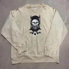 TEPPEI FURUYAMA スウェット トレーナー ダメージ加工 バナナ 白