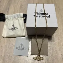 廃盤極美品 VivienneWestwood ゴールド/グラスホルダーネックレス