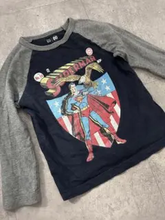 秋服baby GAP マーベル　スーパーマン 長袖カットソー 2歳　95 100