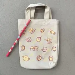にゃんにゃんにゃんこ　トートバッグ　えんぴつのサムネイル