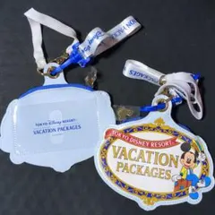 ​【2点 ペアセット】ディズニー バケーションパッケージ限定 パスケース