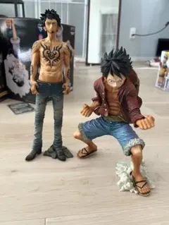 KING OF ARTIST ルフィ & トラファルガー・ロー フィギュアセット Amazon | バンプレスト ワンピース KING OF ARTIST ワノ国