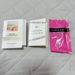 【未使用】人気香水3種セット REPLICA BURBERRY PRADA
