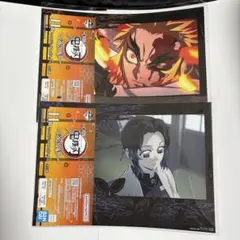 ② 鬼滅の刃　一番くじ　H賞　ミニビジュアルポスター　胡蝶しのぶ　煉獄杏寿郎