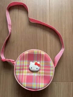 HELLO KITTY ハローキティ　チェック柄ショルダーバッグ