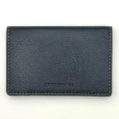 新品 THE SHOP TK イタリア製レザー 名刺入れ カードケース ネイビー