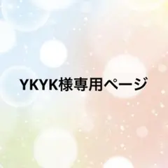 YKYK様専用ページ
