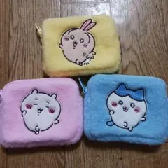 ふわふわミニポーチ ちいかわ ハチワレ うさぎ