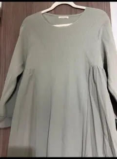 ローズティアラ　大きいサイズ46　グリーン系　ワンピース