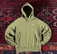 k*u様 champion チャンピオン リバースウィーブ パーカー オリーブ