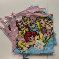 ディズニープリンセス ループタオル 30×30cm 4枚