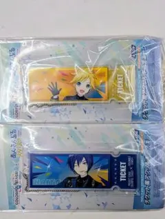 プロセカ　あんスタ　チケット風アクリルキーチェーン 2種セット KAITO レン