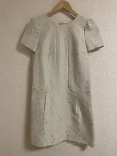 JILL STUART 半袖 ミニワンピース ベージュ