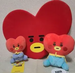 BT21  TATA tata クッションマット babyお座りぬいぐるみ 3点